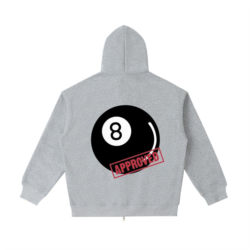 full zip hoodie 8 ball approved series