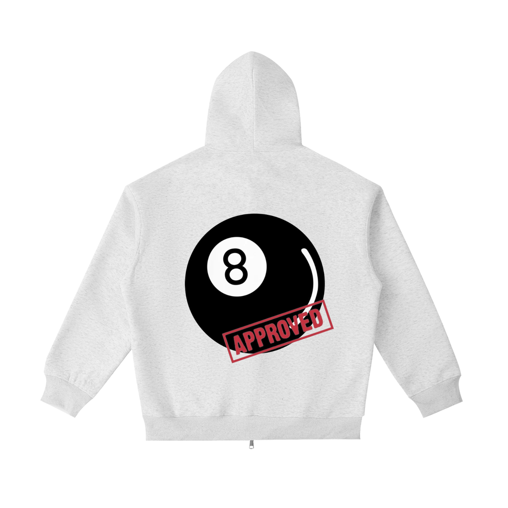 full zip hoodie 8 ball approved series