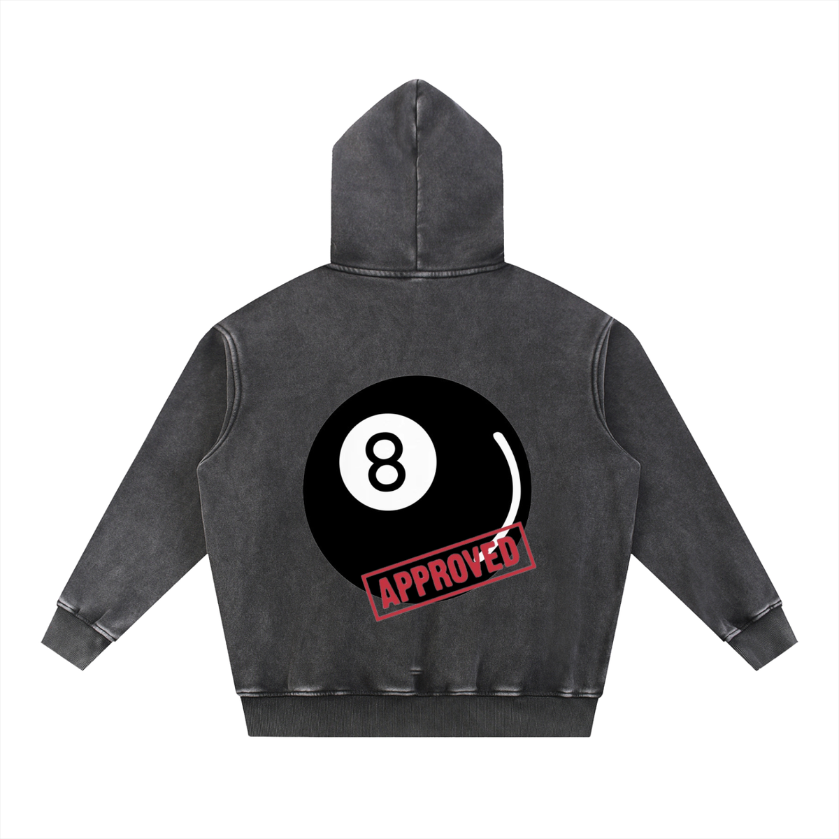 Snow Wash Fleece Oversize Hoodie