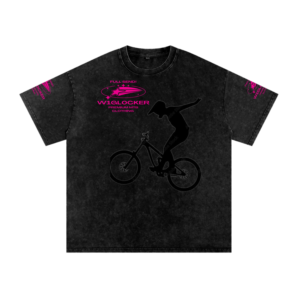 Steezy print baggy tee